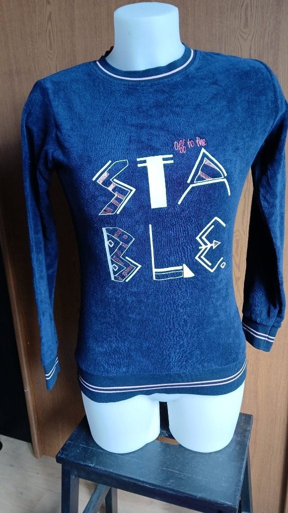 Blauw badstoffen Red Horse Ferro shirt maat XS, Dieren en Toebehoren, Blauw, Met stretch, Red Horse, XS