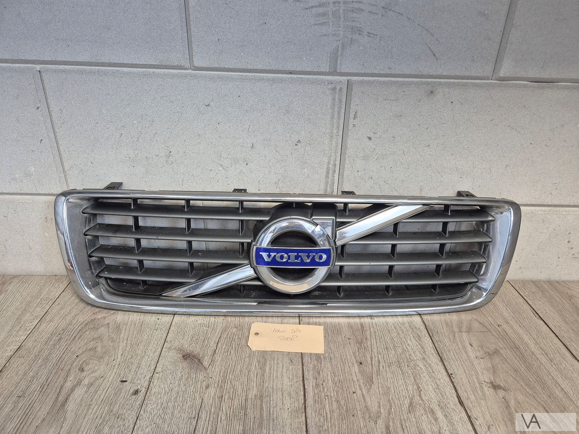 Grille in voorbumper van Volvo S80 2006 tot 2011 origineel, Gebruikt, -, -, Ophalen of Verzenden