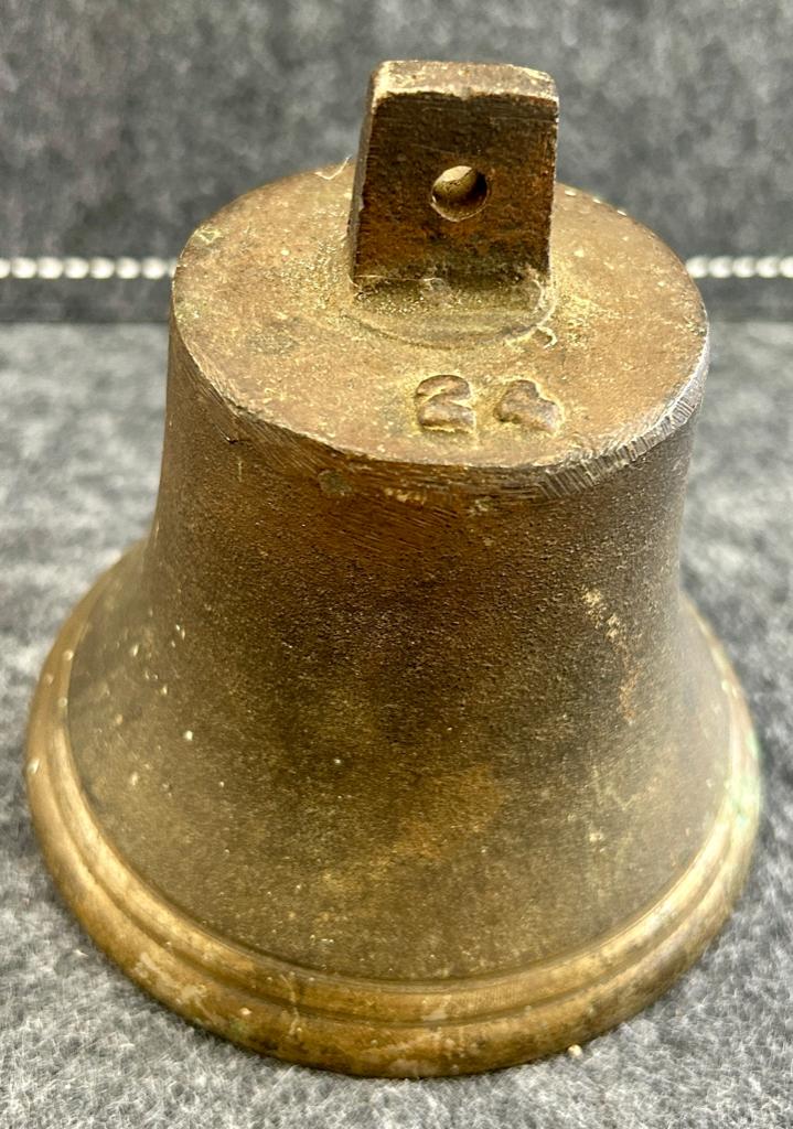 Antieke bronzen bel, Ophalen of Verzenden, Brons