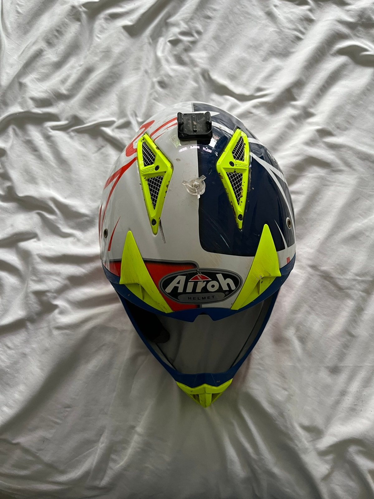 Airoh Aviator crosshelm carbon/kevlar, Motoren, Overige merken, Ophalen of Verzenden, Tweedehands, Heren