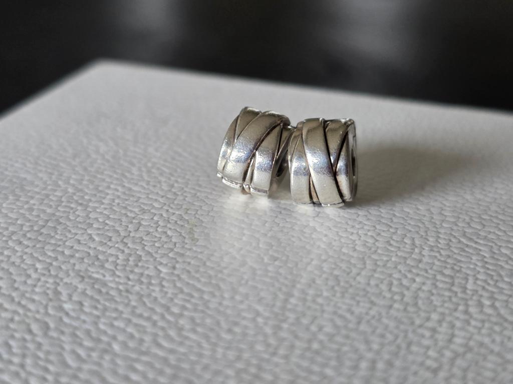 2x Pandora clip, Ophalen of Verzenden, Zo goed als nieuw, Dame, Zilver