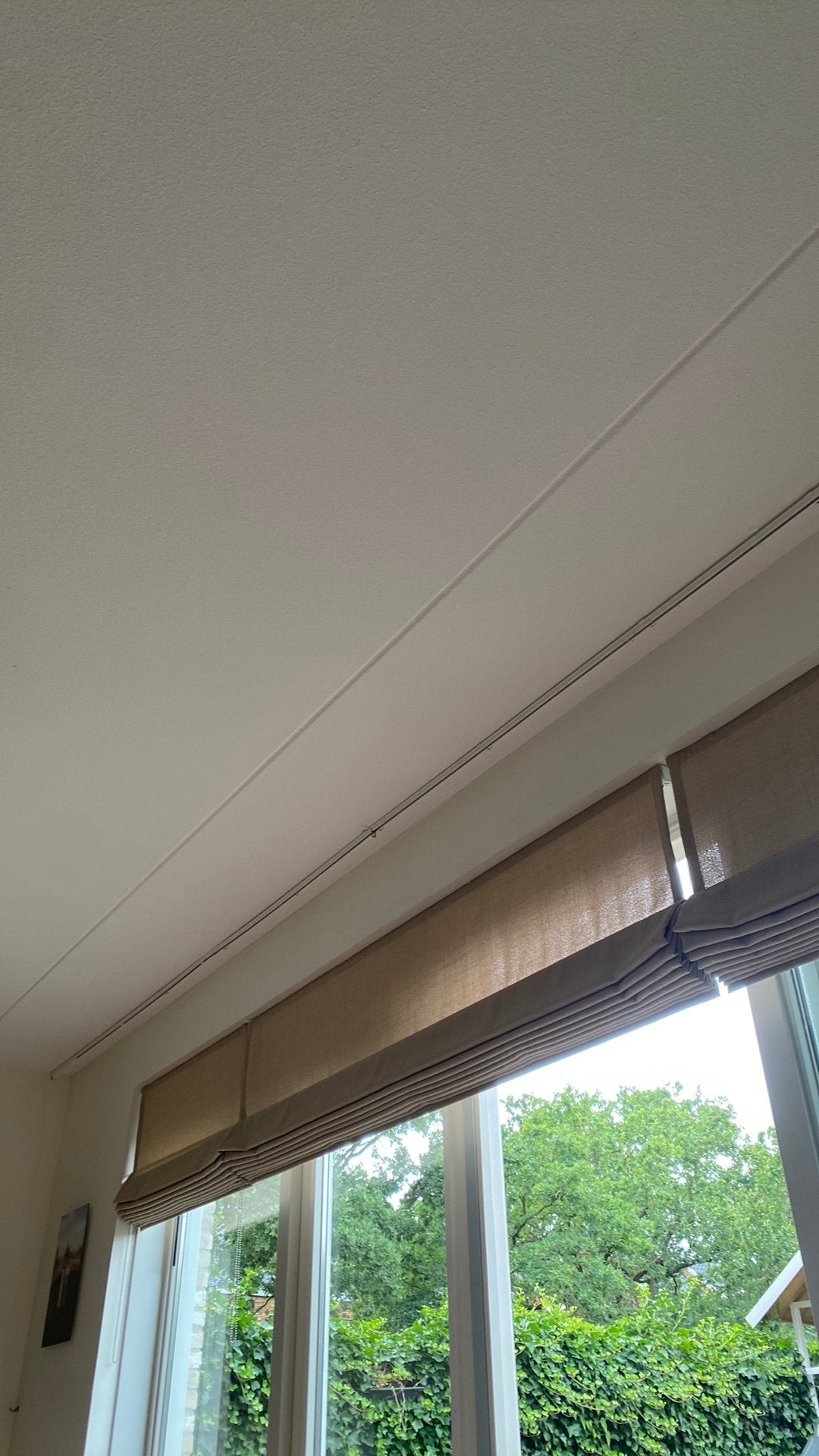 Gordijnrails wit, 2 stuks inclusief haken. 2 x 2,80m, Ophalen, Gebruikt, Wit