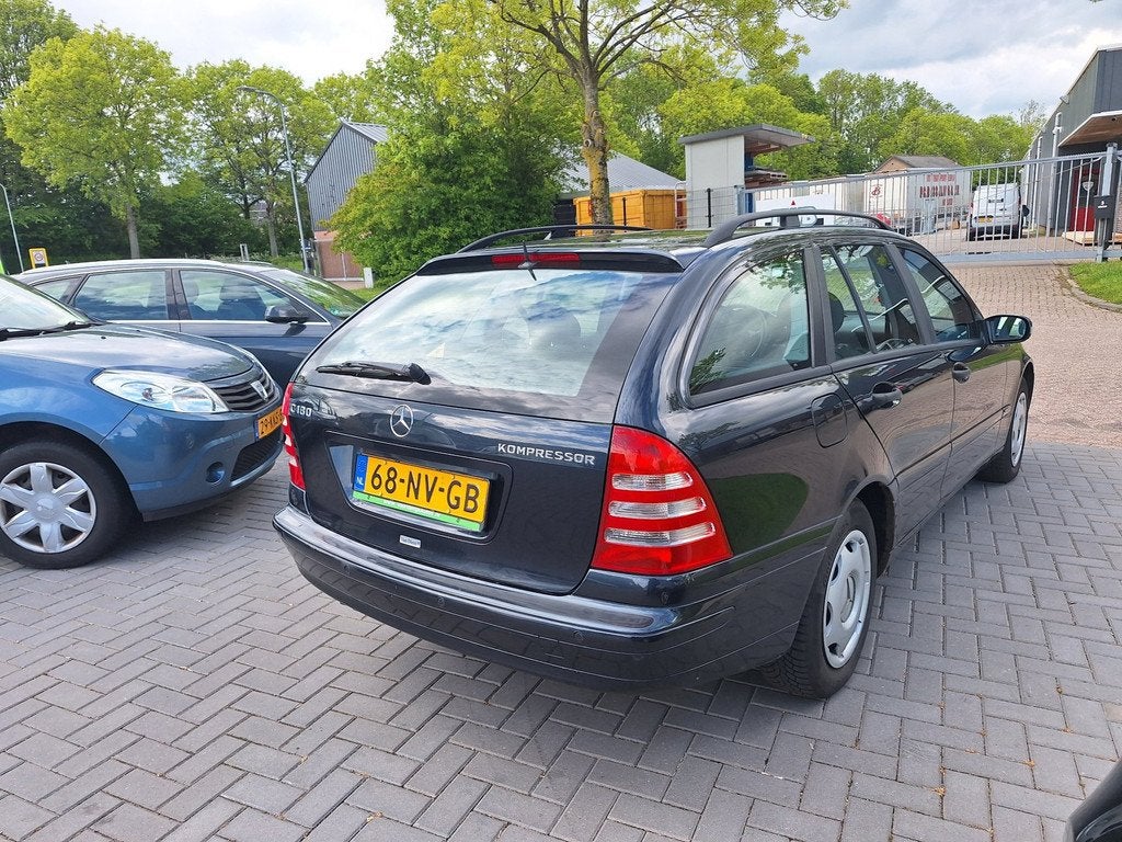 Mercedes-Benz C-klasse Combi 180 K. Classic, Auto's, Achterwielaandrijving, Gebruikt, 1796 cc, Zwart