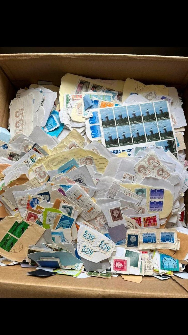 10kg. Nederlandse zegels gestempeld én postfris, Ophalen of Verzenden, Gestempeld