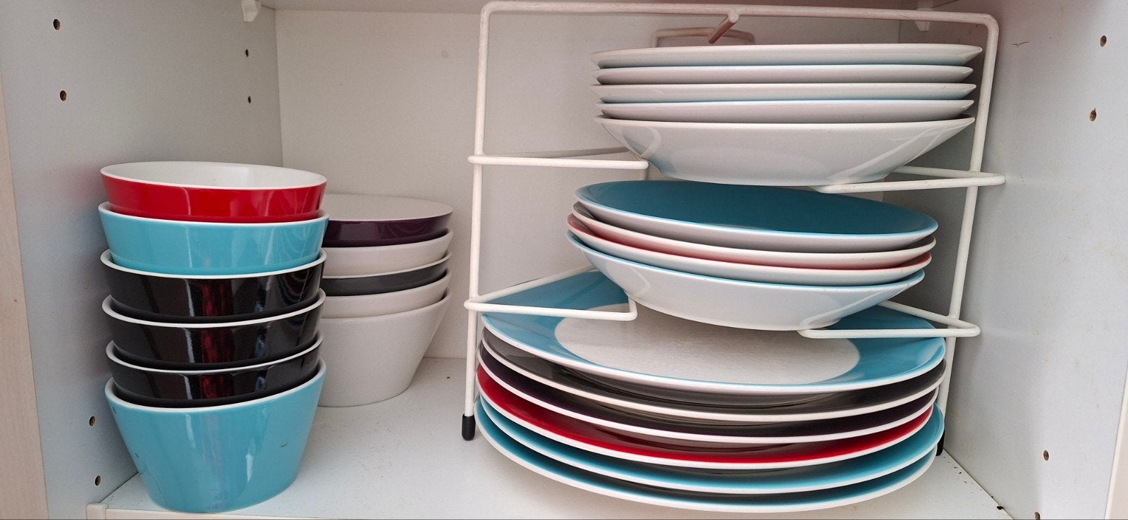 Vintage Hema servies "premium" borden en kommen, Gebruikt, Ophalen of Verzenden, Bord(en), Overige stijlen