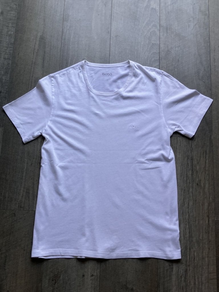 Hugo Boss T-shirt wit (maat L), Maat 52/54 (L), Wit, Ophalen of Verzenden, Zo goed als nieuw