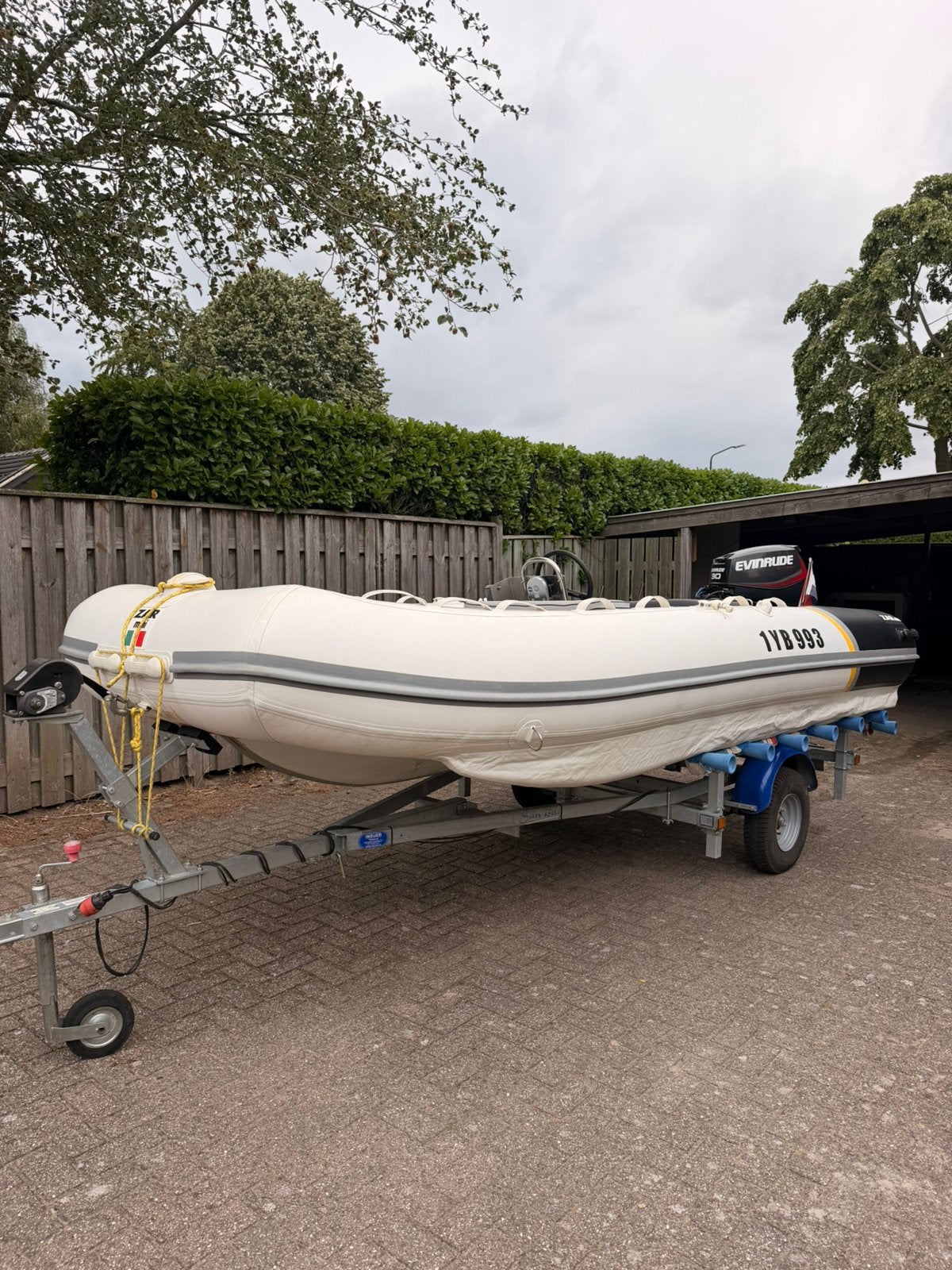 ZAR Mini ALU 14 | Evinrude E-TEC 30PK | Trailer | 2018, Ophalen, Aluminium, Zo goed als nieuw, 2 m