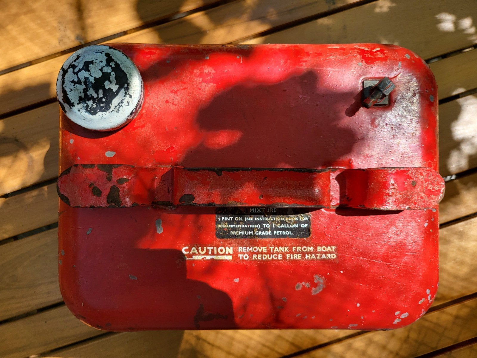 Vintage Perkins boottankje 1959 - '60, Ophalen of Verzenden, Gebruikt, Motorboot, Overige typen