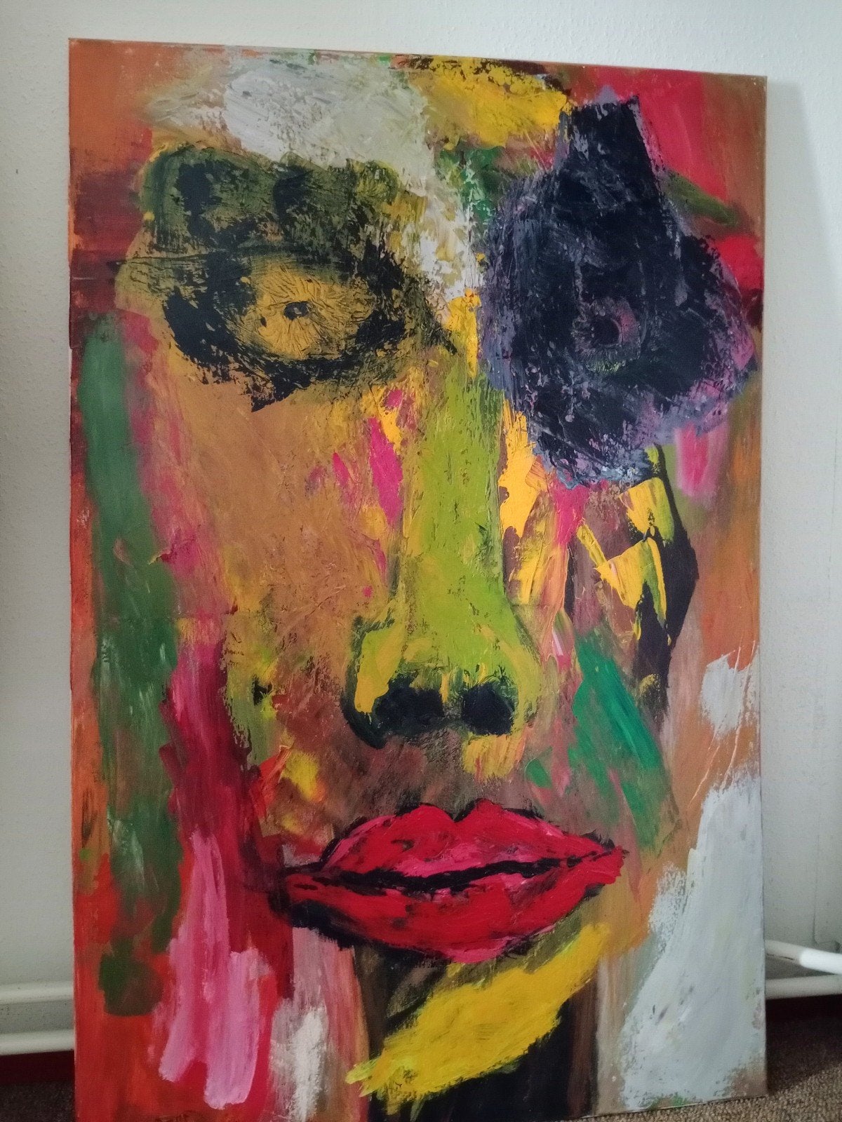 Schilderij "FACE" 114 X 74,5, Ophalen