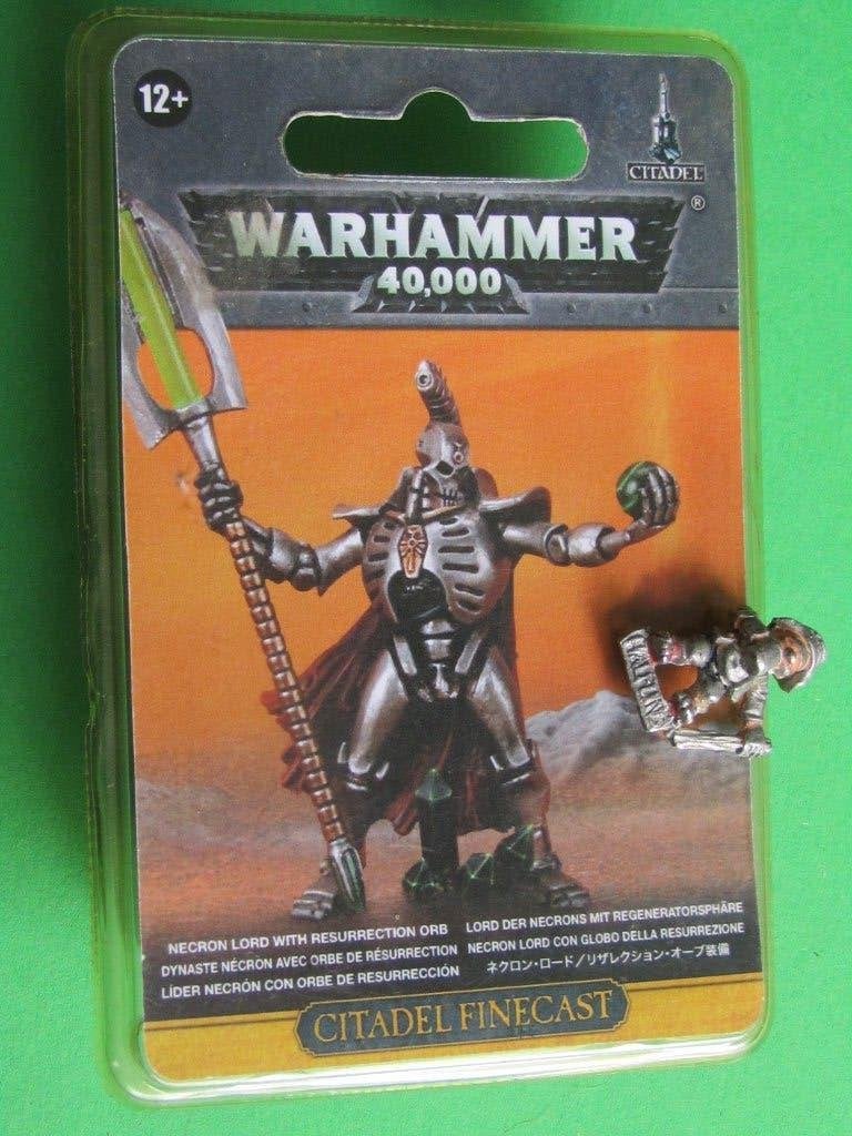 Blister - Necron Overlord with Resurrection Orb, Hobby en Vrije tijd, Verzenden, Nieuw, Warhammer, Figuurtje(s)