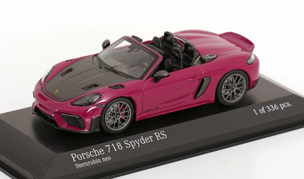 BMW 718 Spyder RS 2023 Rubystar / Weissach Package 1-43 Mini, Hobby en Vrije tijd, Modelauto's | 1:43, Minichamps, Tschuiten@hotmail.com