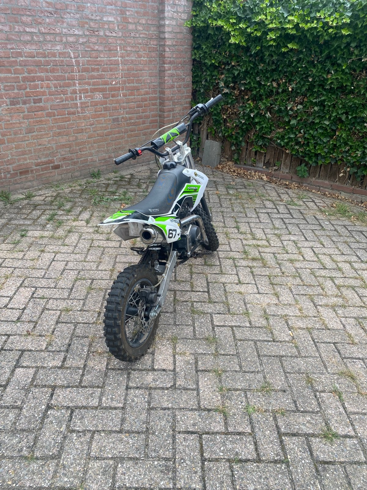 Nette 125cc Nitro Pitbike - Recent onderhoud gehad!, Fietsen en Brommers, Minibikes, Midibikes en Pitbikes, Ophalen, Gebruikt