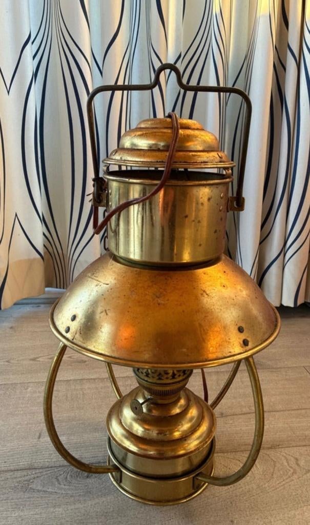 Vintage hanglamp Koper, Overige materialen, Gebruikt, 50 tot 75 cm, Ophalen of Verzenden