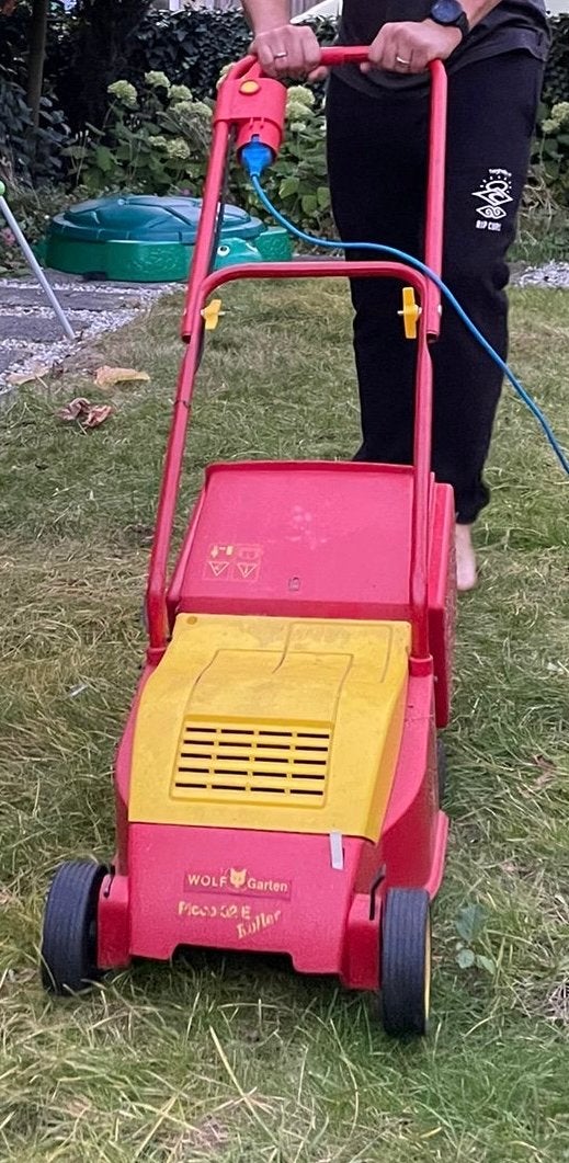 Wolf Garten grasmaaier, elektrisch, Pico 32 E, Cirkelmaaier, Gebruikt, Elektrische grasmaaier, Ophalen of Verzenden