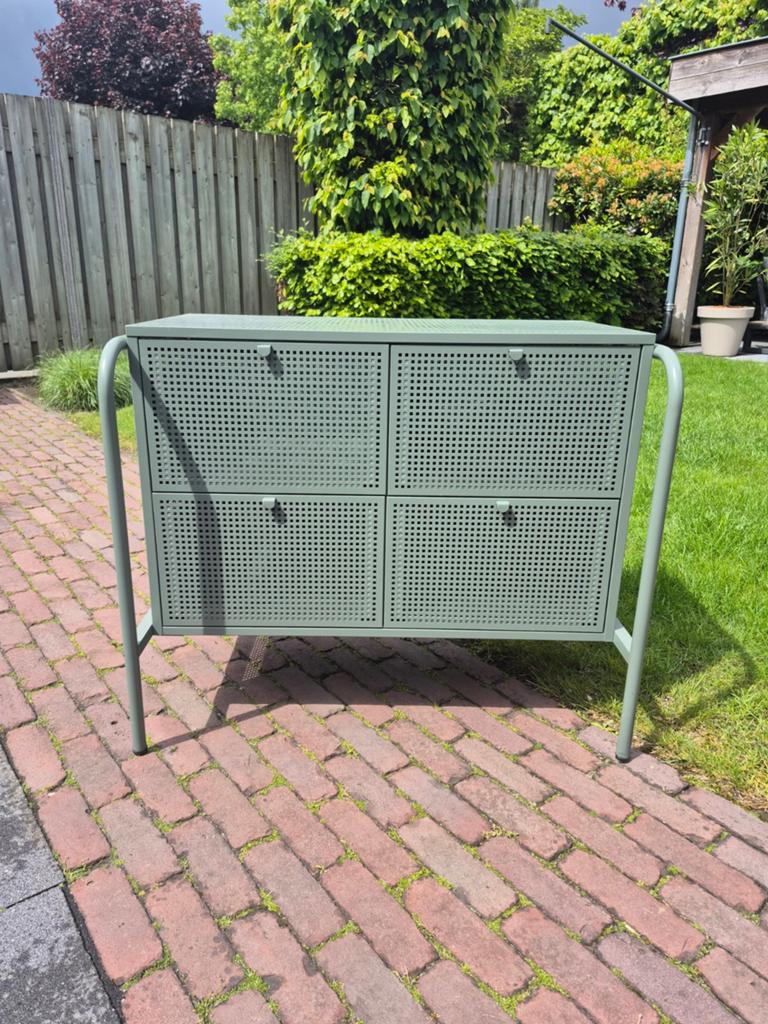Ikea ladekast metaal met 4 lades - in goede staat, Huis en Inrichting, Kasten | Ladekasten, Verzenden, 50 tot 100 cm, Zo goed als nieuw