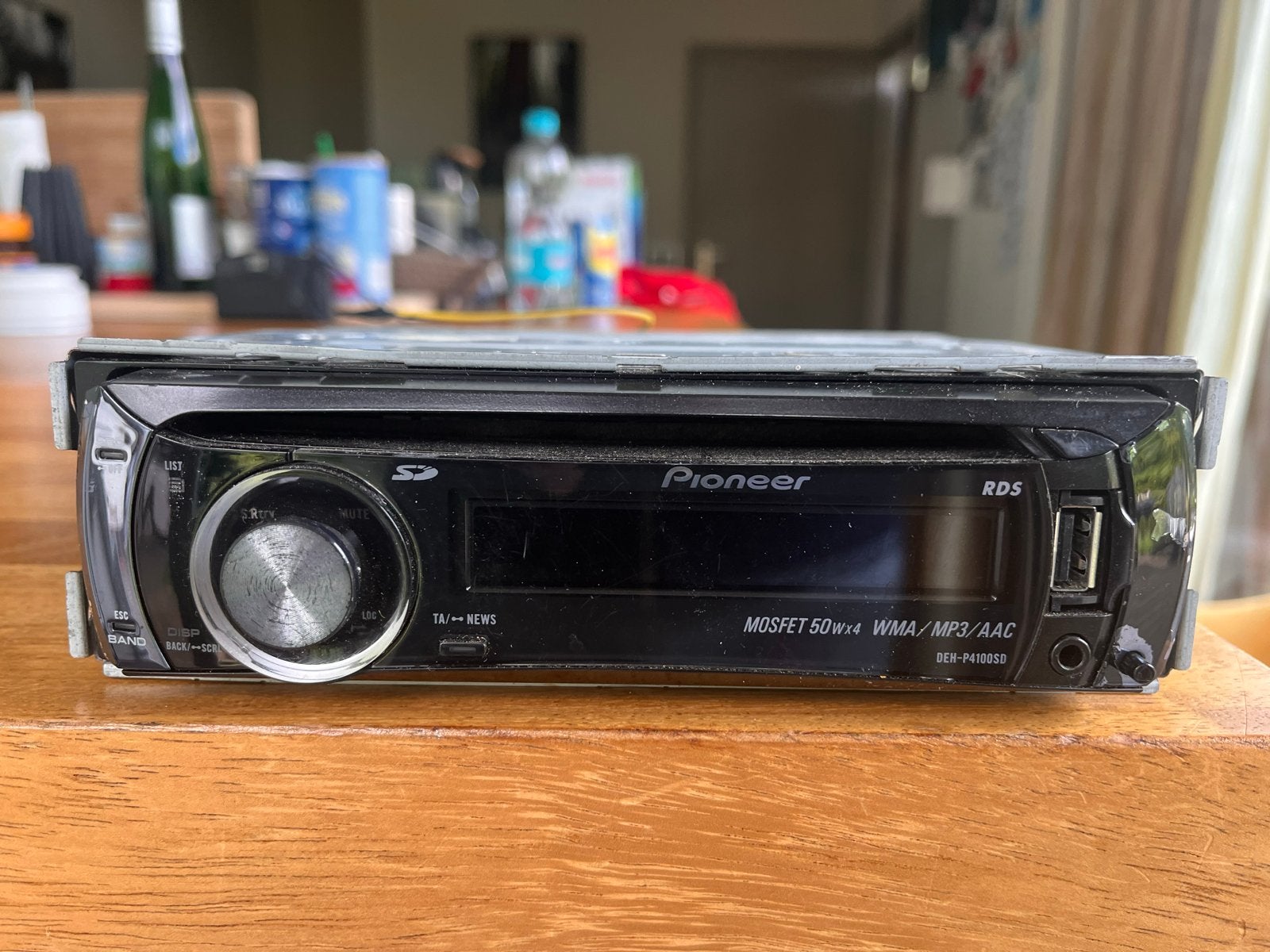 Pioneer DEH-P4100SD Autoradio met USB en SD-kaartlezer, Ophalen, Gebruikt