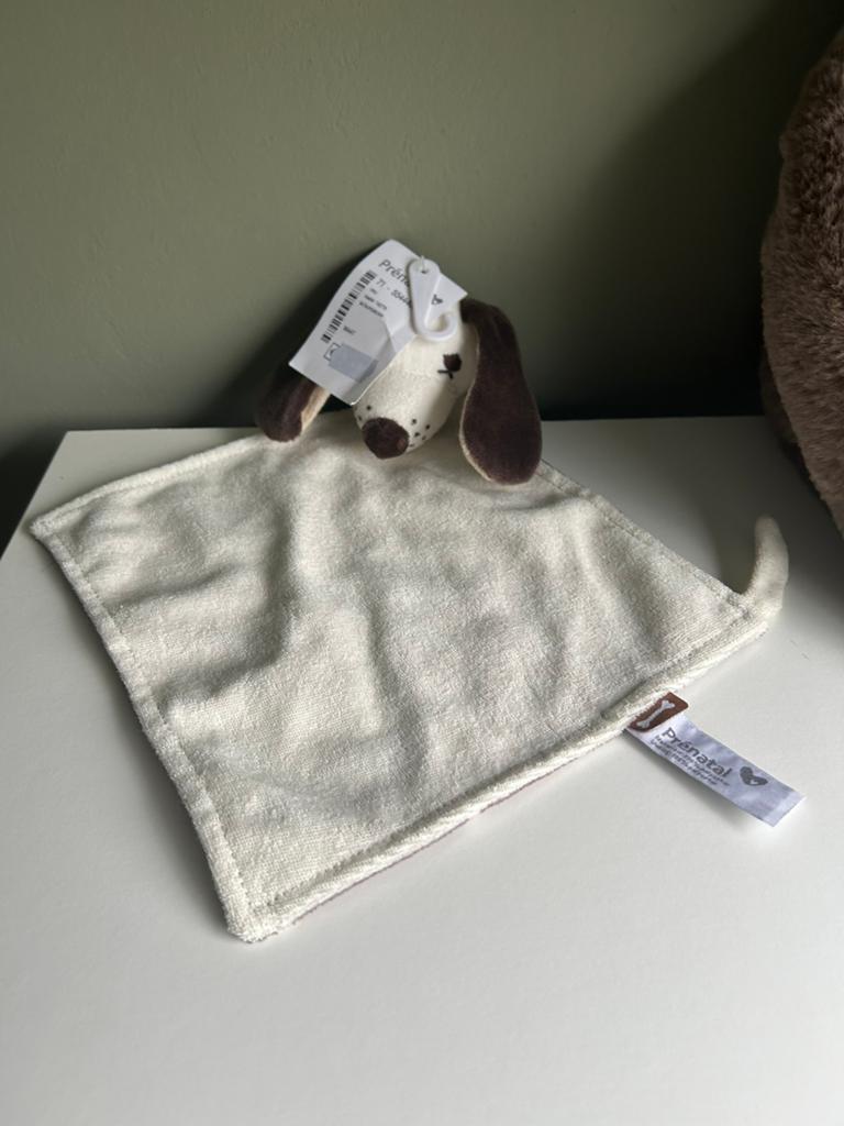 Prenatal tekkel hond knuffeldoekje nieuw, Ophalen of Verzenden, Nieuw, Hond
