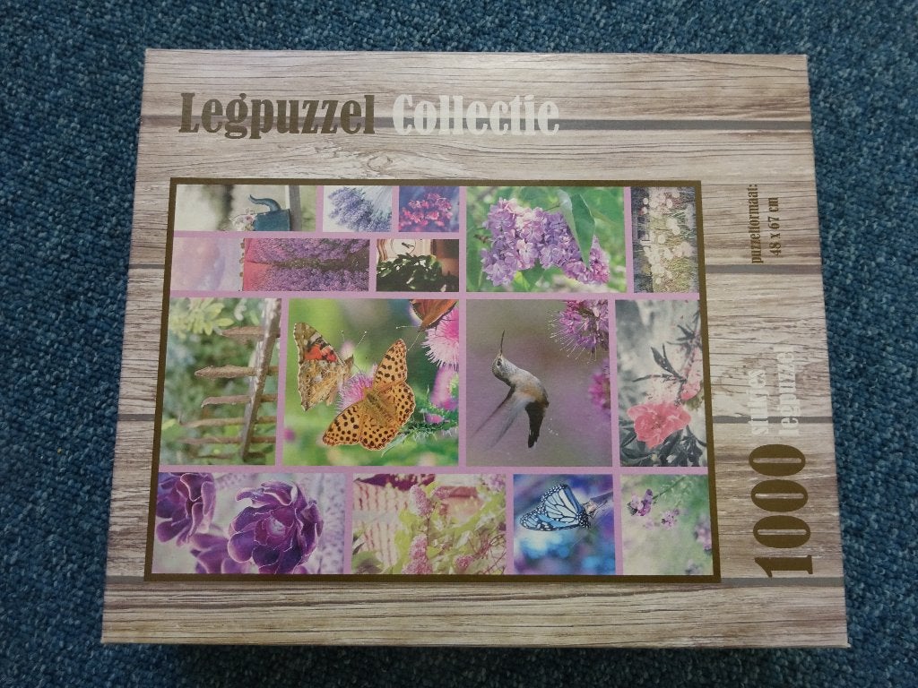 ( nr. 70 )  puzzel   /  Vlinder, Ophalen of Verzenden, 500 t/m 1500 stukjes, Gebruikt