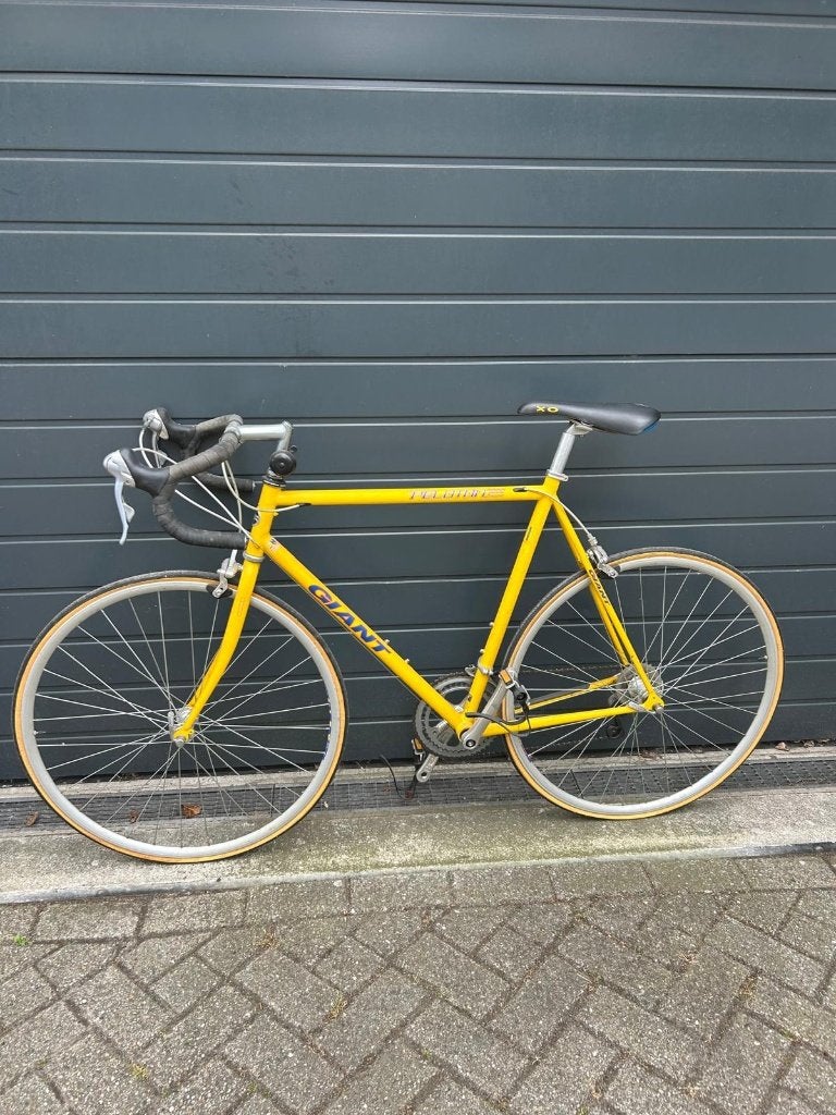 Giant gele racefiets retro size 59 cm, Fietsen en Brommers, Ophalen, Gebruikt, 26 inch, Giant