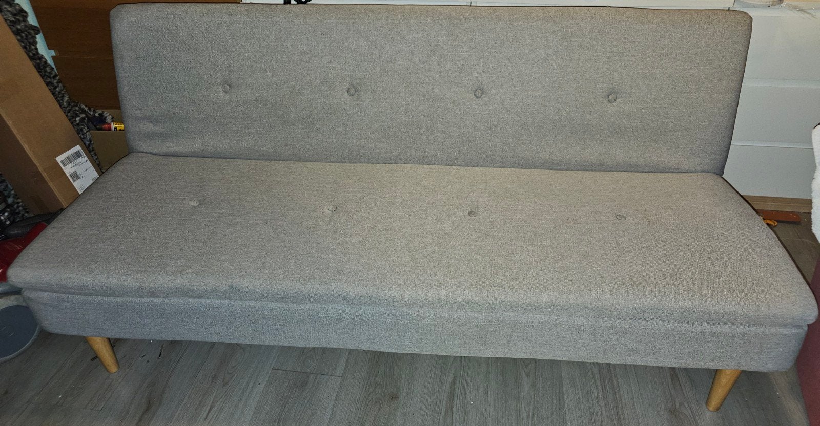 Slaapbank, Ophalen, Zo goed als nieuw, Tweepersoons, 140 cm