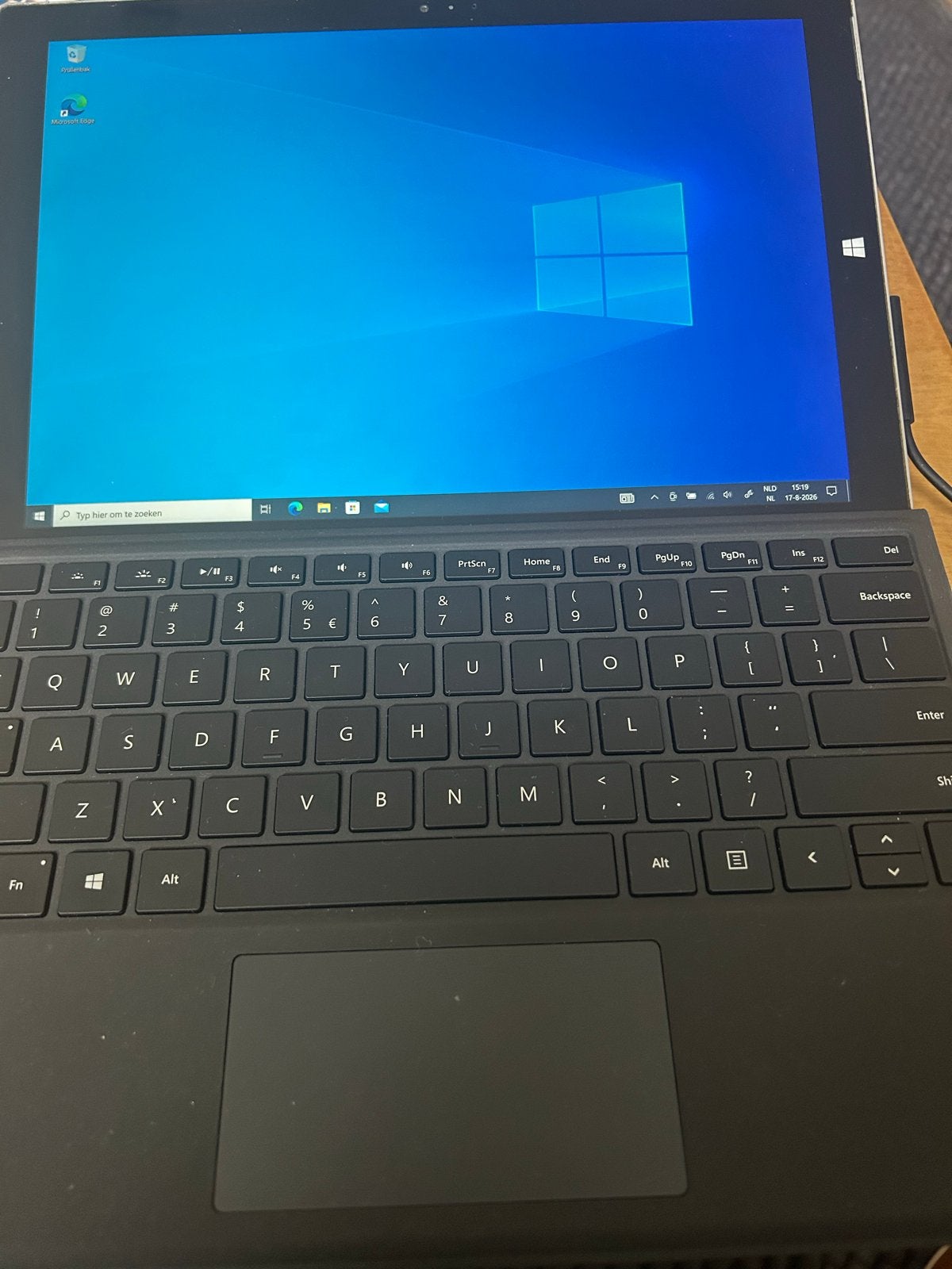 Microsoft Surface Pro 1796 i7 8GB RAM 256GB SSD, Computers en Software, 2 tot 3 Ghz, Qwerty, 8 GB, Ophalen of Verzenden