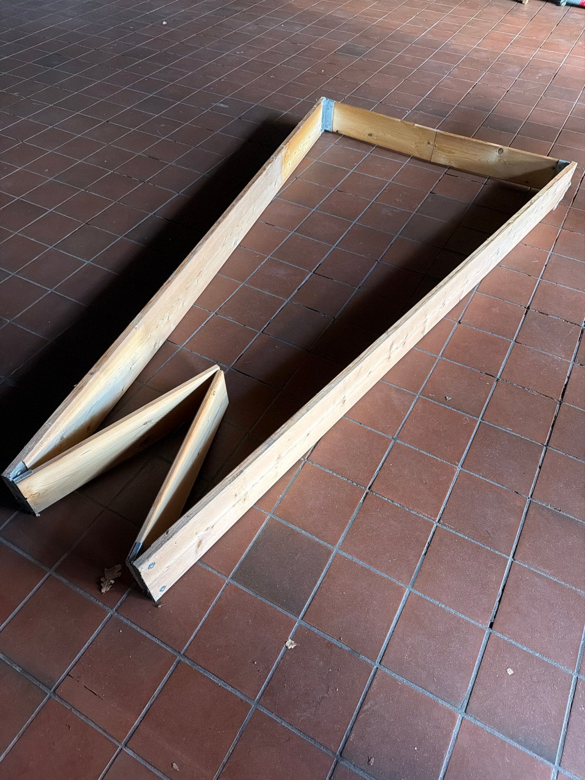 Kantplank voor steiger - mist scharnier, Doe-het-zelf en Verbouw, Steigers, Ophalen, Gebruikt, Overige typen, Minder dan 2 meter
