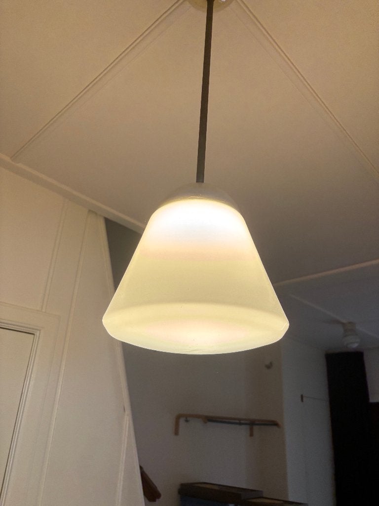 Vintage hanglamp (jaren '50), Ophalen