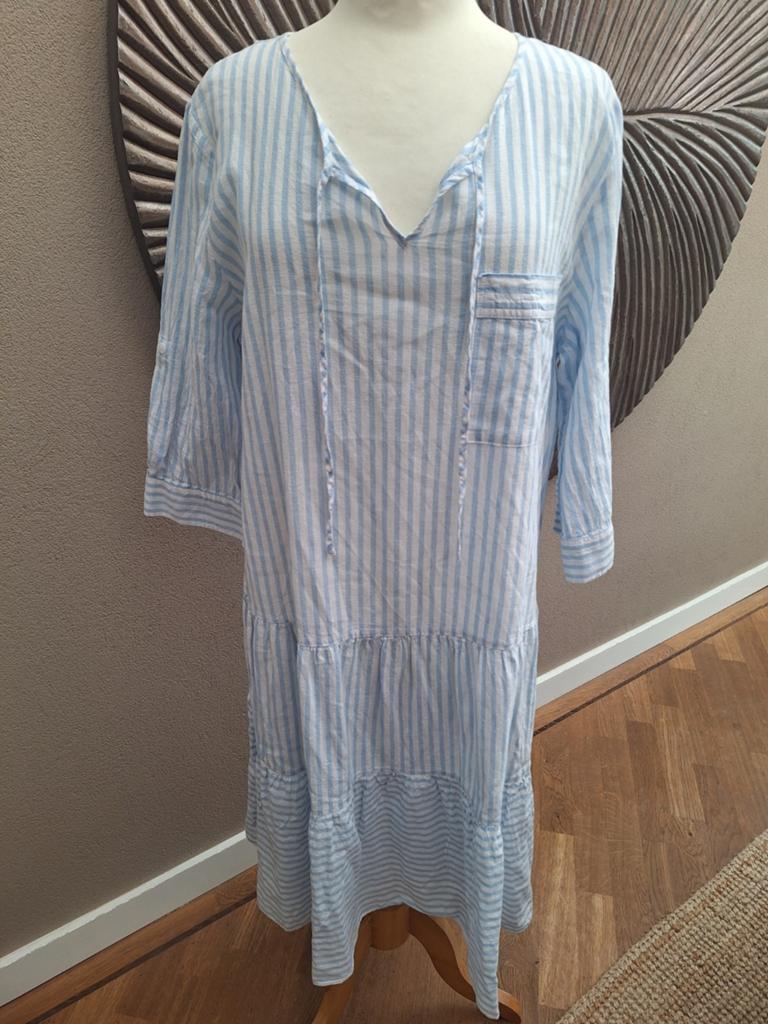 Zgan, prachtige zomerjurk Betty & Co, 42, Kleding | Dames, Blauw, Maat 42/44 (L), Ophalen of Verzenden, Zo goed als nieuw