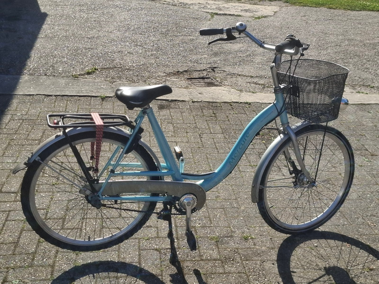 Meisjesfiets - Mercure - Lichtblauw, Fietsen en Brommers, Ophalen, Terugtraprem, Handrem, Mercure