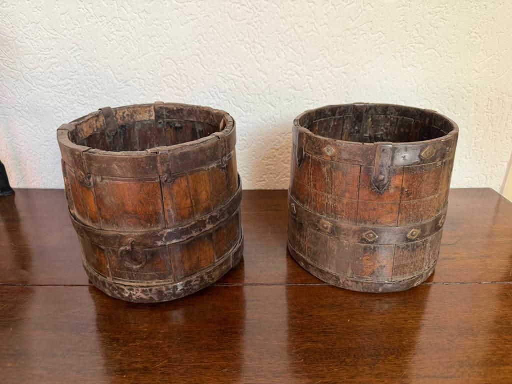 Leuke vintage houten tonnetjes, Ophalen of Verzenden