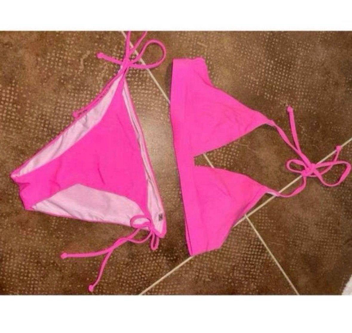 Victoria's Secret Bikini - Roze - Maat S / 75C, Ophalen of Verzenden, Zo goed als nieuw, Roze, Bikini