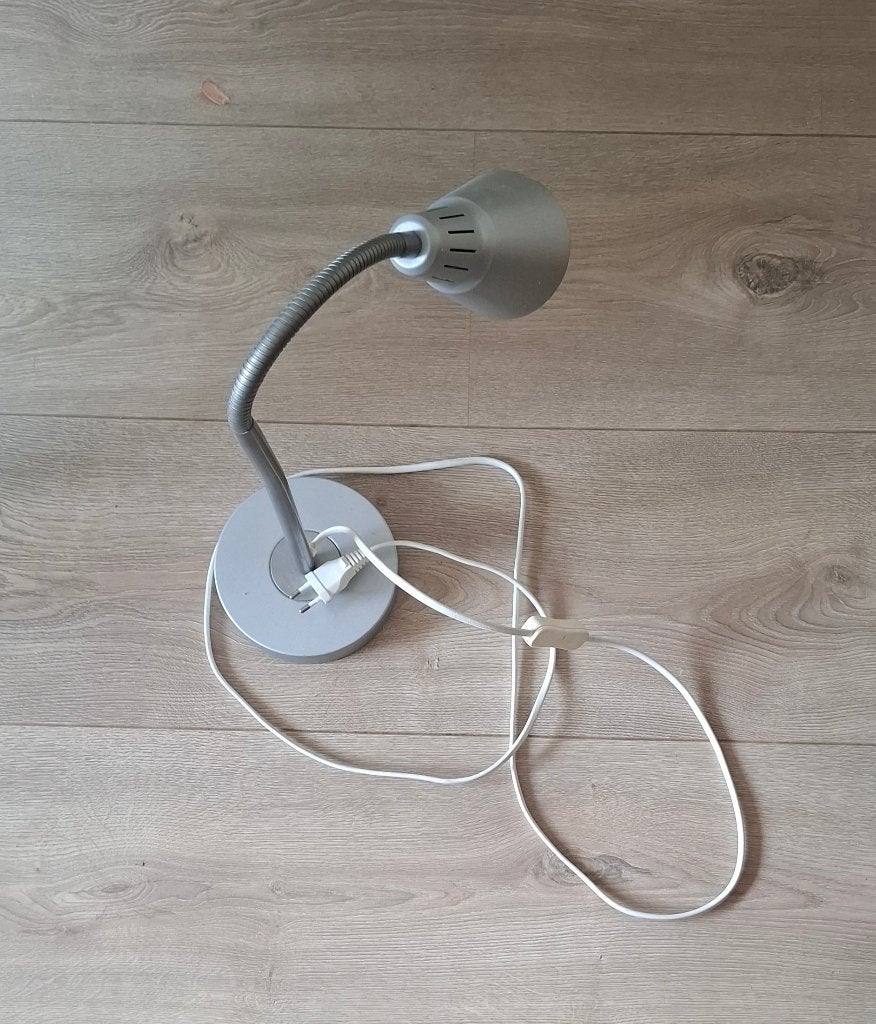 Bureaulamp, Ophalen, Bureaulamp, Gebruikt, Grijs