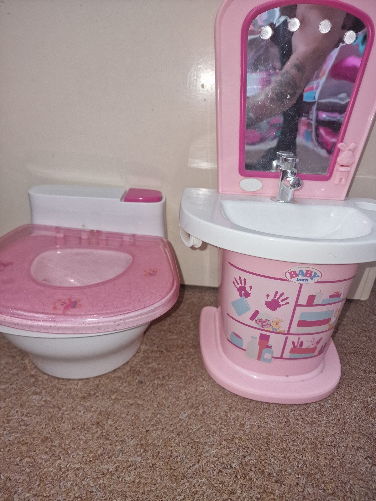 Baby Born toilet en wastafel set, Ophalen, Gebruikt, Meisje