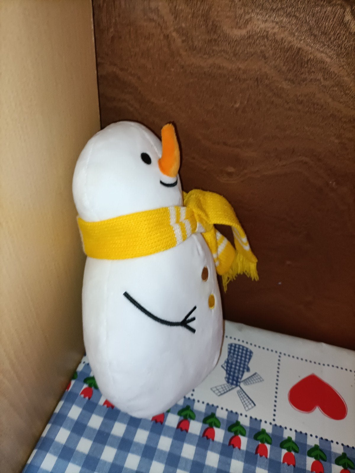 Sneeuwpop knuffel Wons van Jumbo 26 cm groot, Ophalen of Verzenden, Zo goed als nieuw, Overige typen