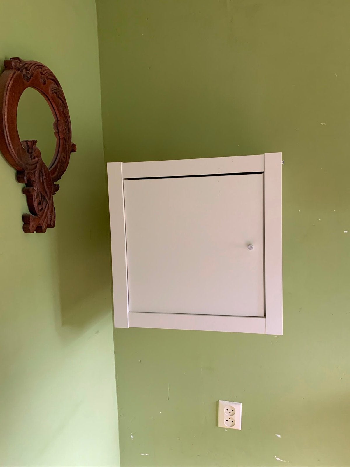 3x IKEA Kallax Kasten met Deur - Wit, Ophalen, Gebruikt