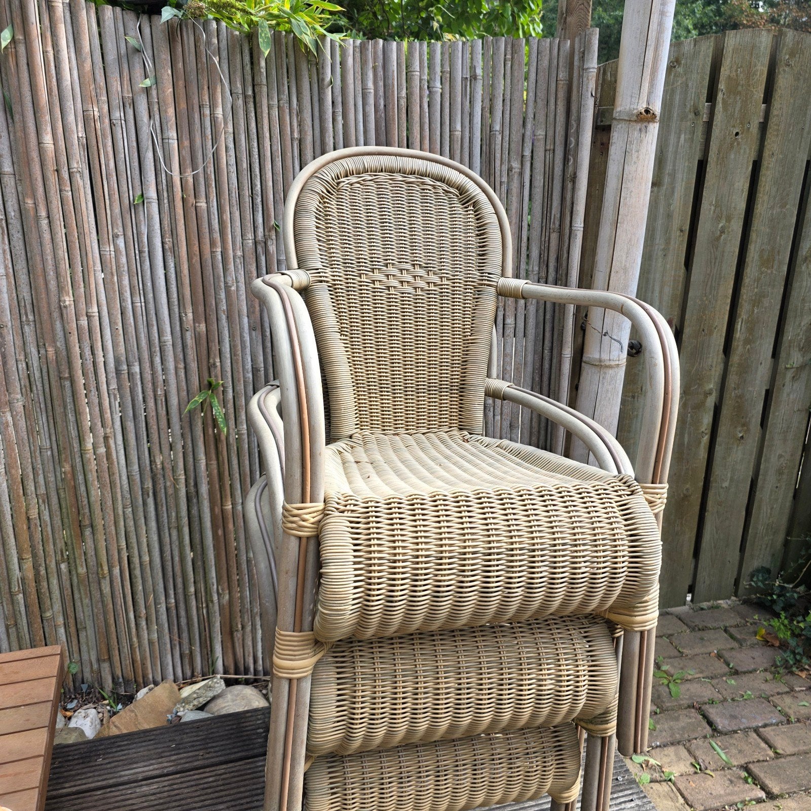Hoge kwaliteit rieten stoelen - Comfortabel en duurzaam, Huis en Inrichting, Ophalen, Gebruikt, Overige kleuren, Natuurlijk, Landelijk