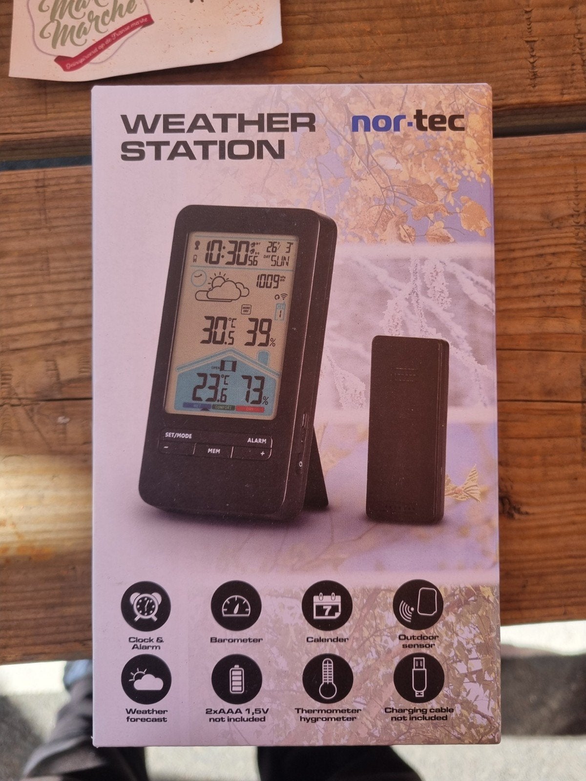 Nortec Weerstation - Nieuw in doos, Ophalen of Verzenden, Nieuw, Weerstation
