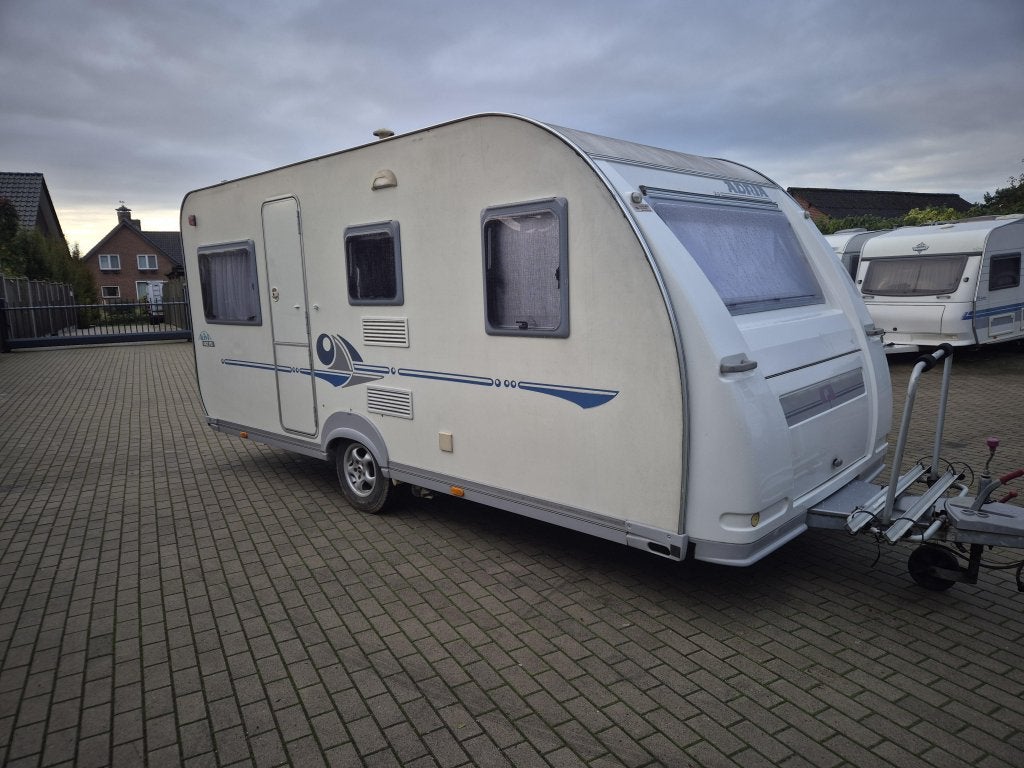 Adria Adiva 462 DP + Voortent Mover Fietsendrager, Rondzit, Bedrijf, Adria, 4 tot 5 meter