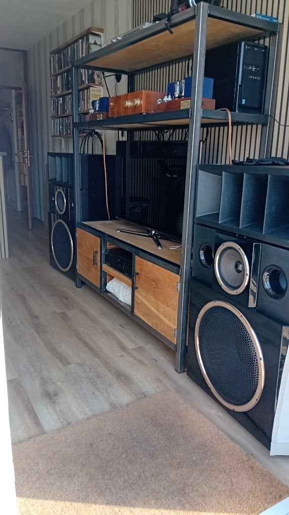 SWANS PRO 1808R high end hoorn luidsprekers 2 jaar jong, Stereo speakers, Ophalen of Verzenden, Zo goed als nieuw, 150 watt of meer