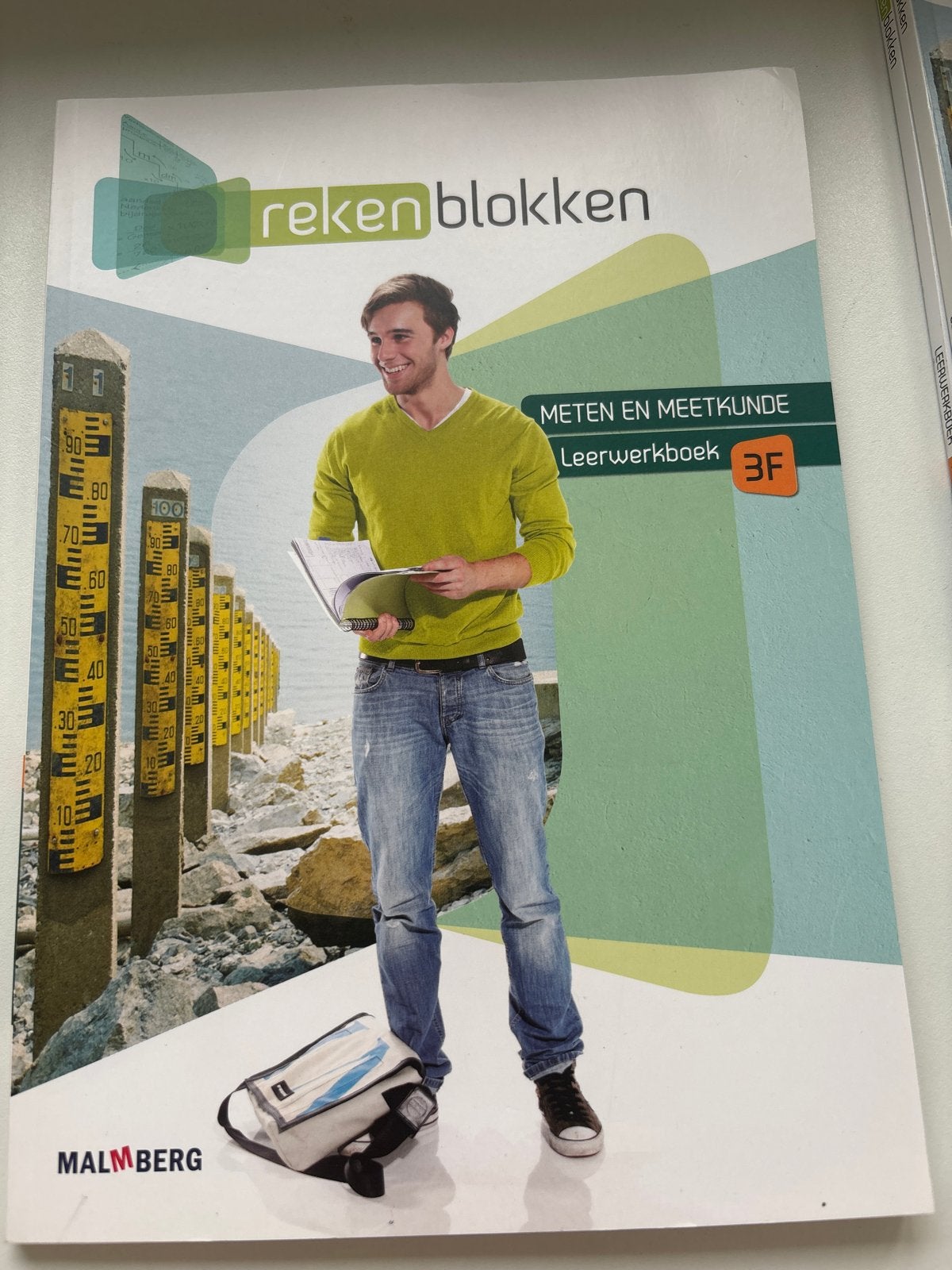 Rekenblokken 3F: Meten en Meetkunde Leerwerkboek, Ophalen of Verzenden, Zo goed als nieuw, Overige niveaus, Wiskunde A
