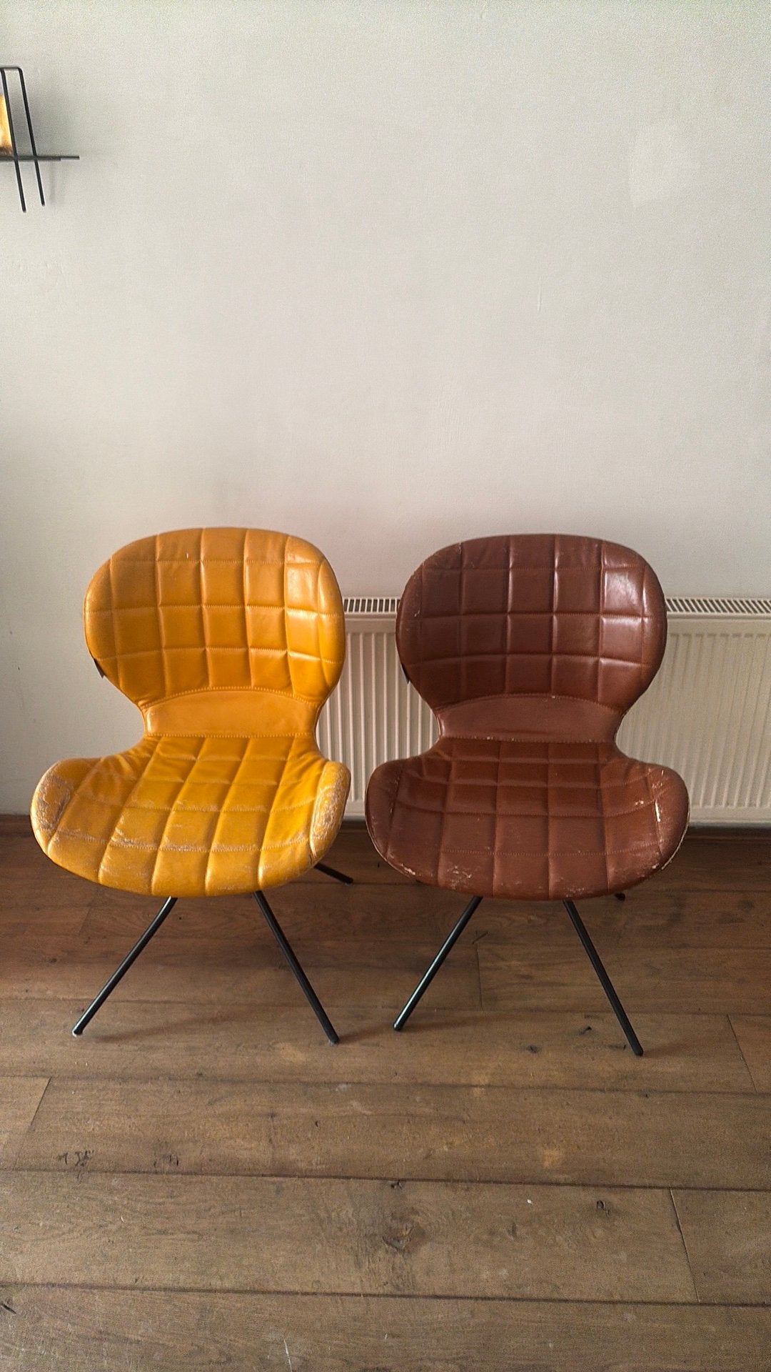 2 Zuiver OMG stoelen of alleen onderstel, Huis en Inrichting, Stoelen, Ophalen, Zo goed als nieuw, Overige kleuren