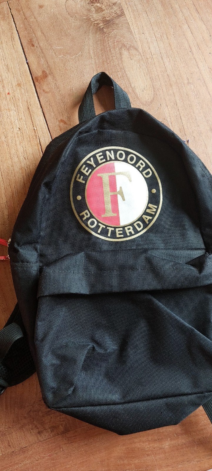 Feyenoord rugzakje - Zwart met logo, Overige merken, Minder dan 30 cm, Ophalen of Verzenden, Minder dan 25 cm