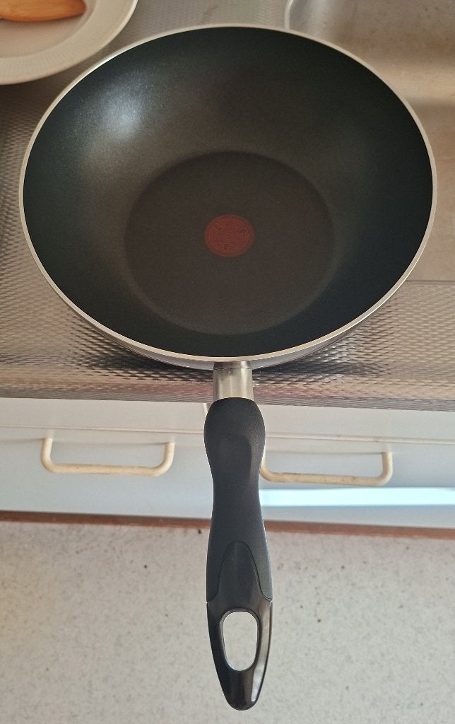 Tefal Wok 18 cm (speciale editie), Ophalen, Antiaanbaklaag, Aluminium, Wok