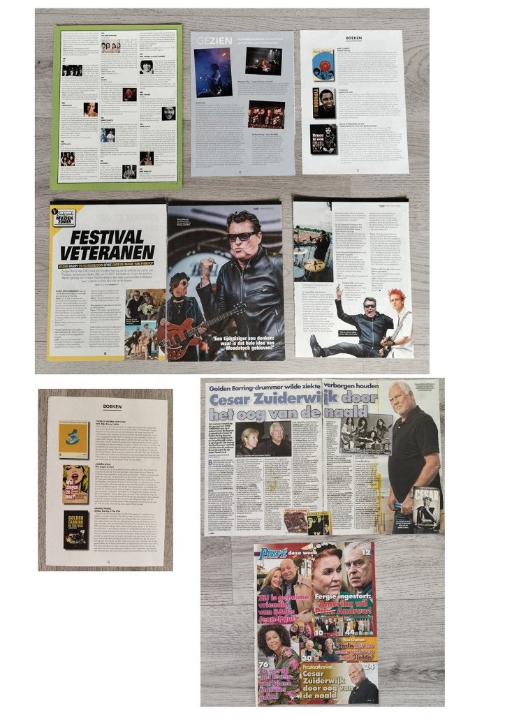 Tijdschrift artikelen Golden Earring, Verzamelen, Verzenden, Zo goed als nieuw, Boek, Tijdschrift of Artikel