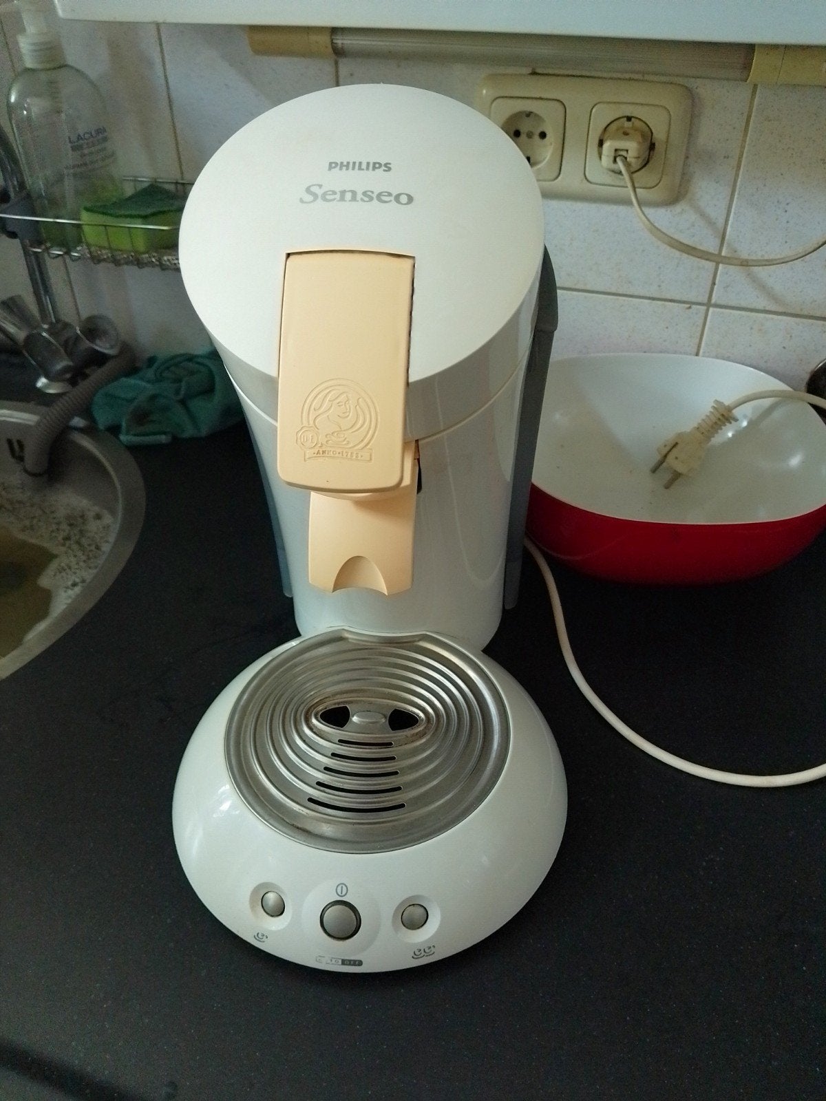 Senseo apparaat met groot water reservoir, Witgoed en Apparatuur, Ophalen, Gebruikt, Koffiemachine
