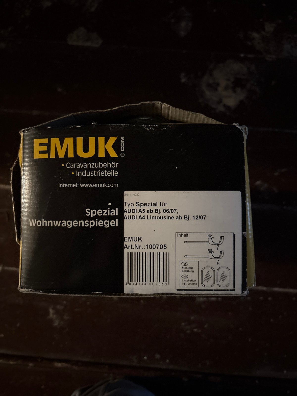 EMUK Speciale Caravan Spiegels voor Audi A5/A4 Limousine, Ophalen of Verzenden, Gebruikt