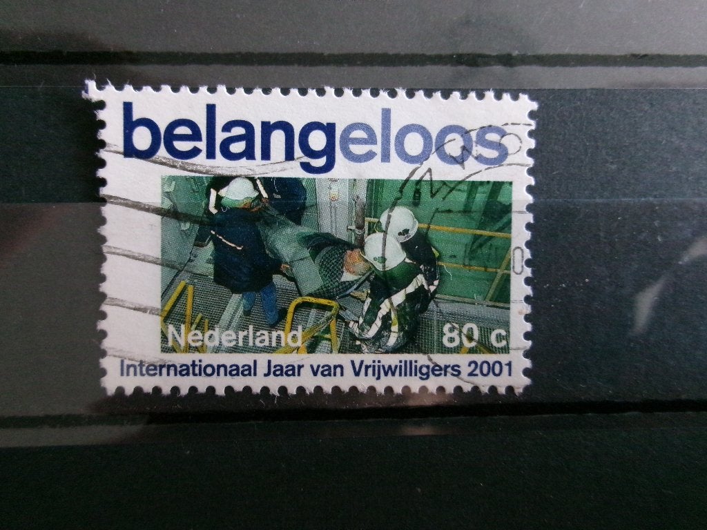 2001 - vrijwillige brandweer (965a), Ophalen of Verzenden, Gestempeld