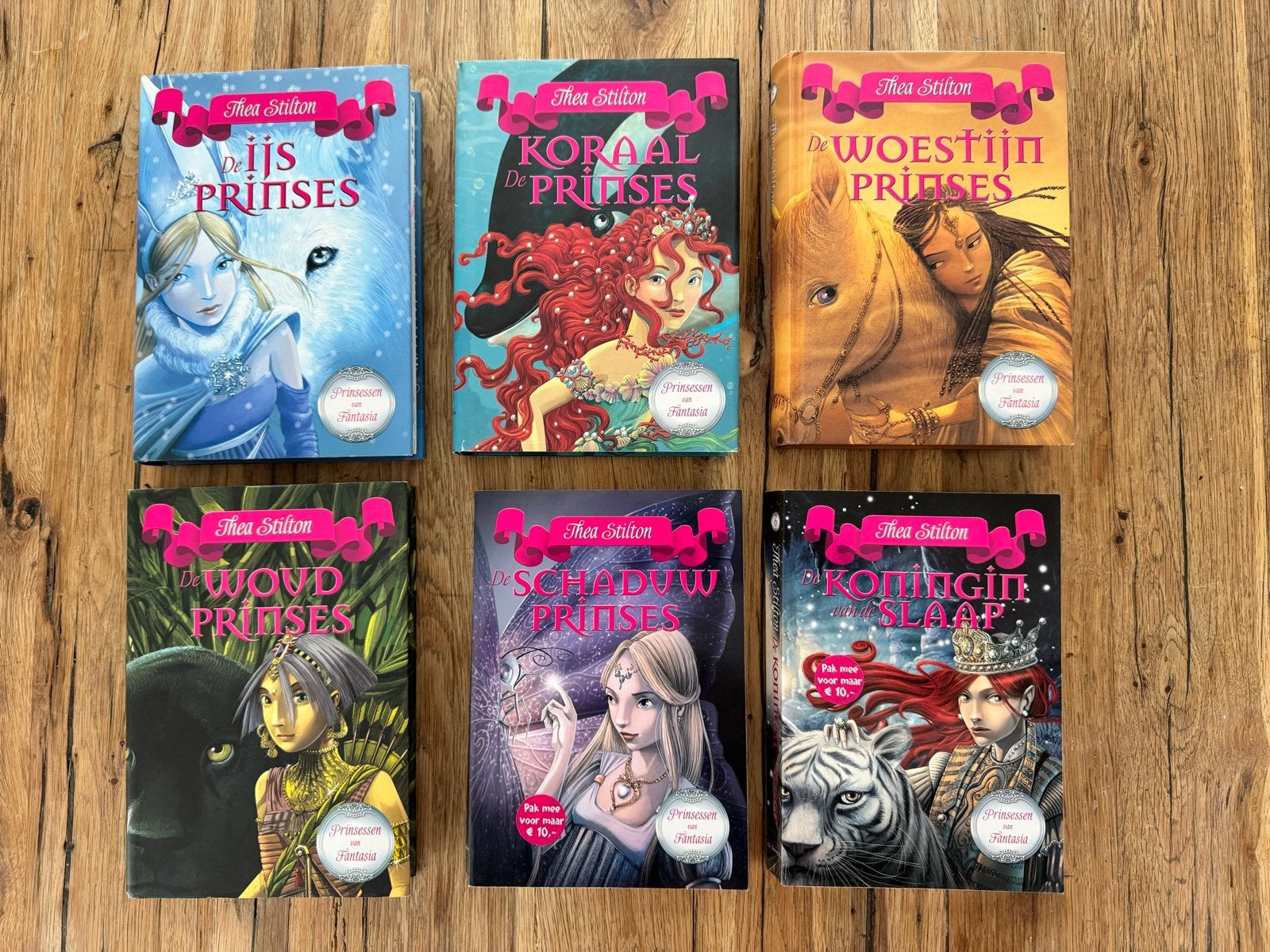 Thea Stilton Prinsessen van Fantasia - Complete set (6 boeke, Boeken, Ophalen of Verzenden, Zo goed als nieuw