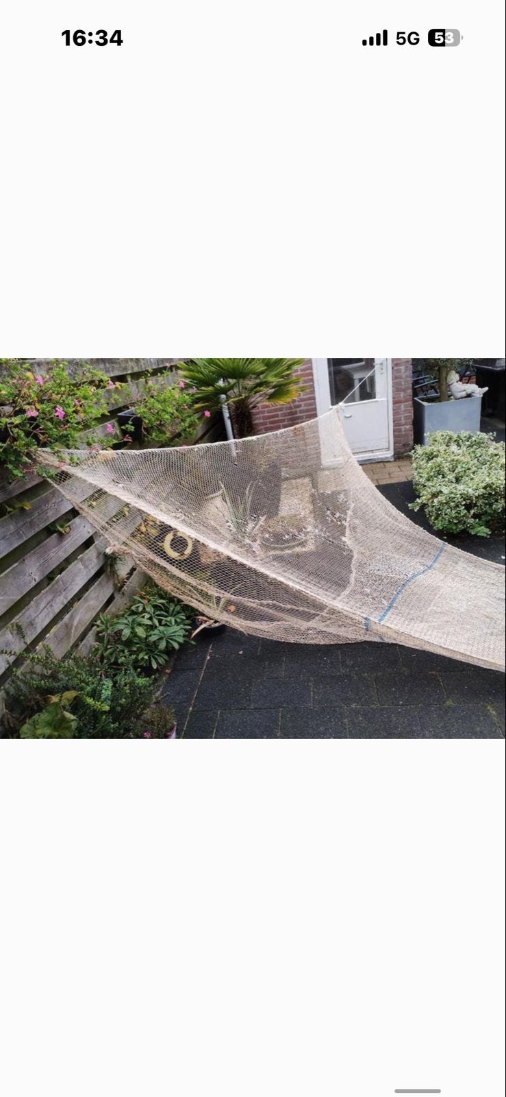 Visnet met metalen frame - Zo goed als nieuw, Ophalen of Verzenden, Zo goed als nieuw