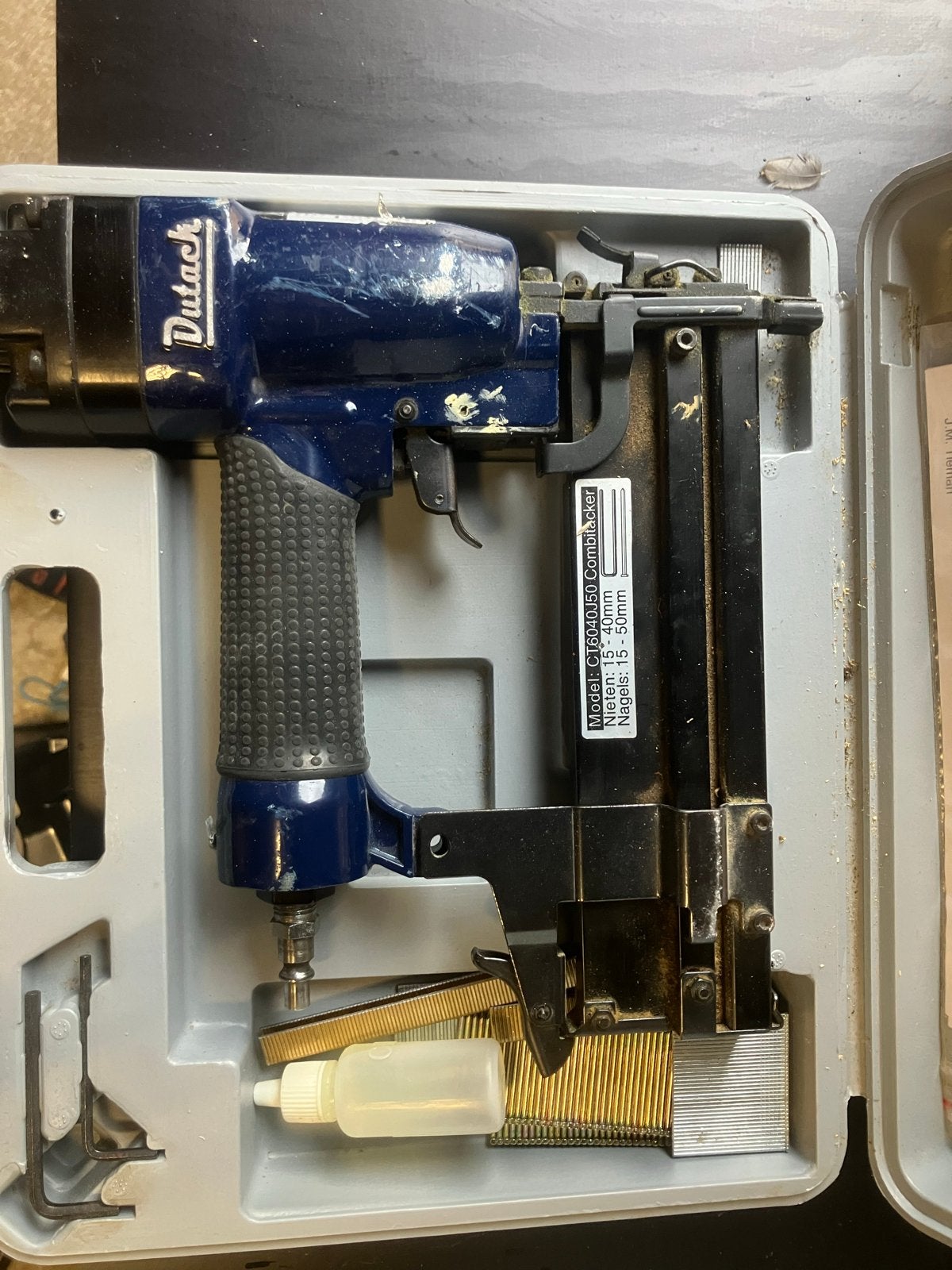 Dutack CT 6040 J50 Pneumatische Combi-Tacker, Ophalen of Verzenden, Gebruikt, Tacker/nietmachine, Overige merken